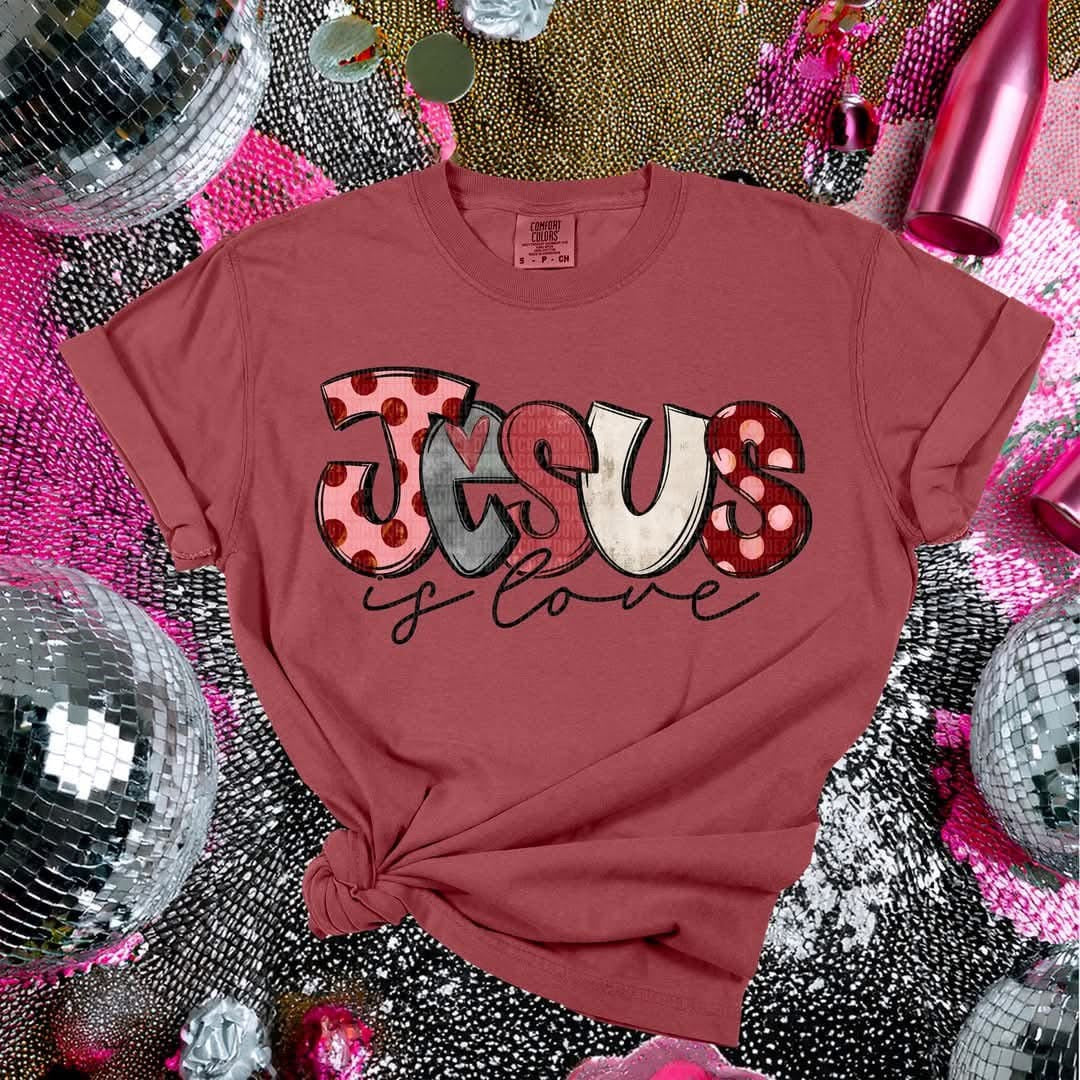 Jesus Is Love (SDD) 72490 DTF Transfer