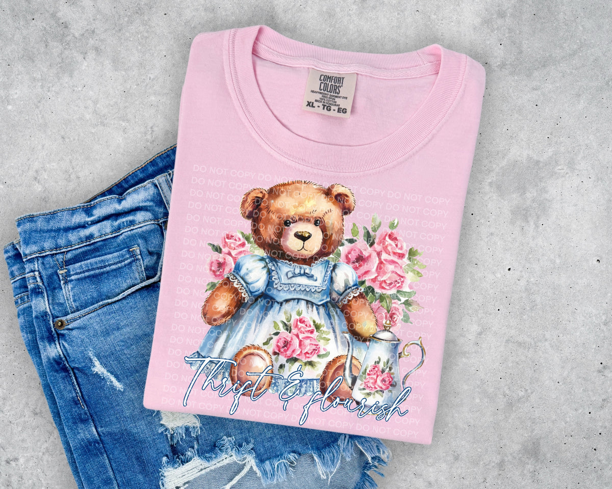 Thrift and flourish bear (SCG) DTF Transfer