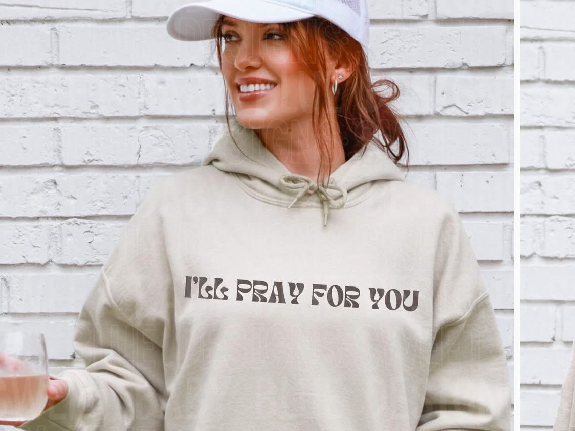 I'll Pray For You *Brown *FRONT ONLY* (SBB) 72550 DTF Transfer