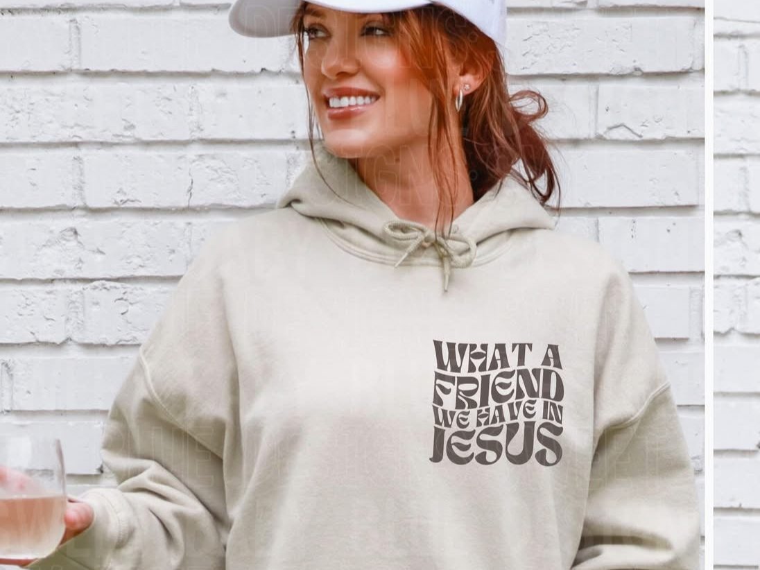 What A Friend We Have In Jesus *Brown *FRONT ONLY* (SBB) 72560 DTF Transfer