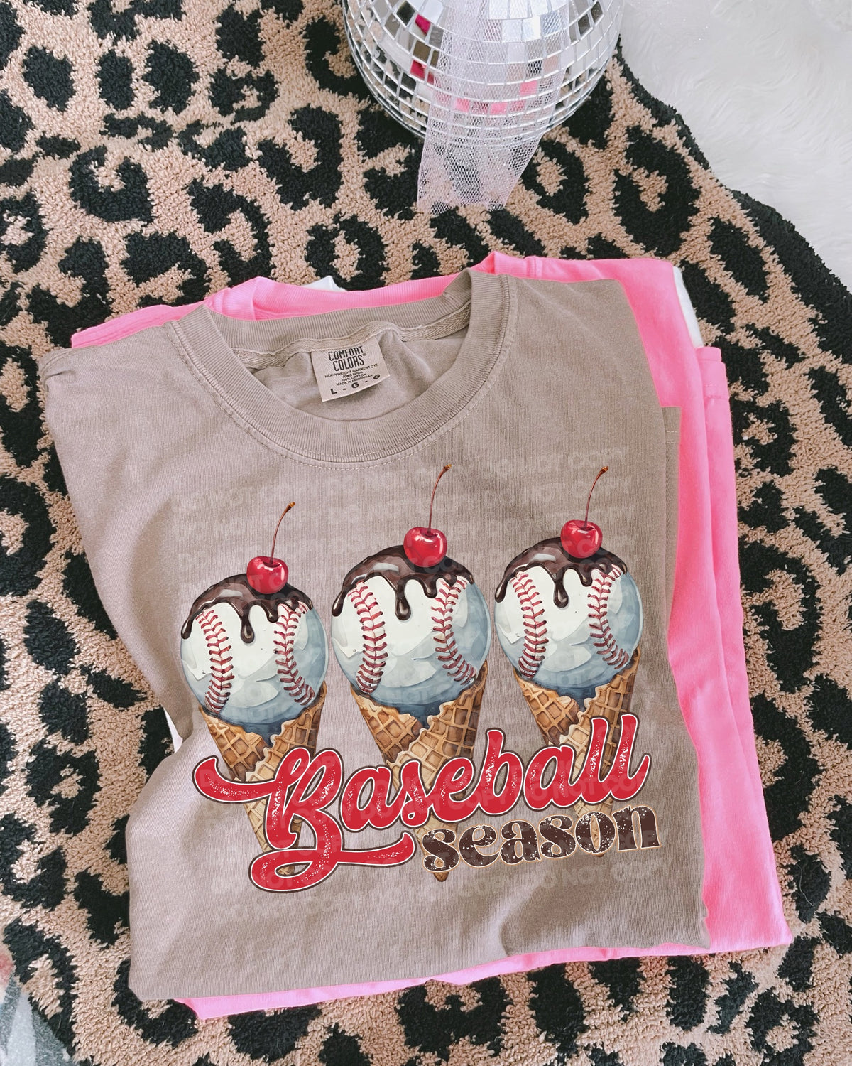 Baseball Season Ice Cream Scoops (SCG) DTF transfer