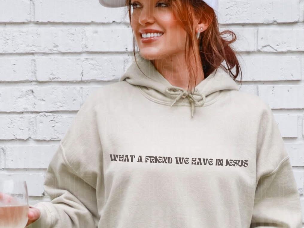 What A Friend We Have In Jesus *Brown *FRONT ONLY* (SBB) 72561 DTF Transfer