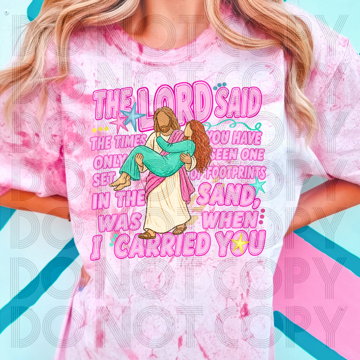 The lord said RED hair (Renewed) DTF Transfer