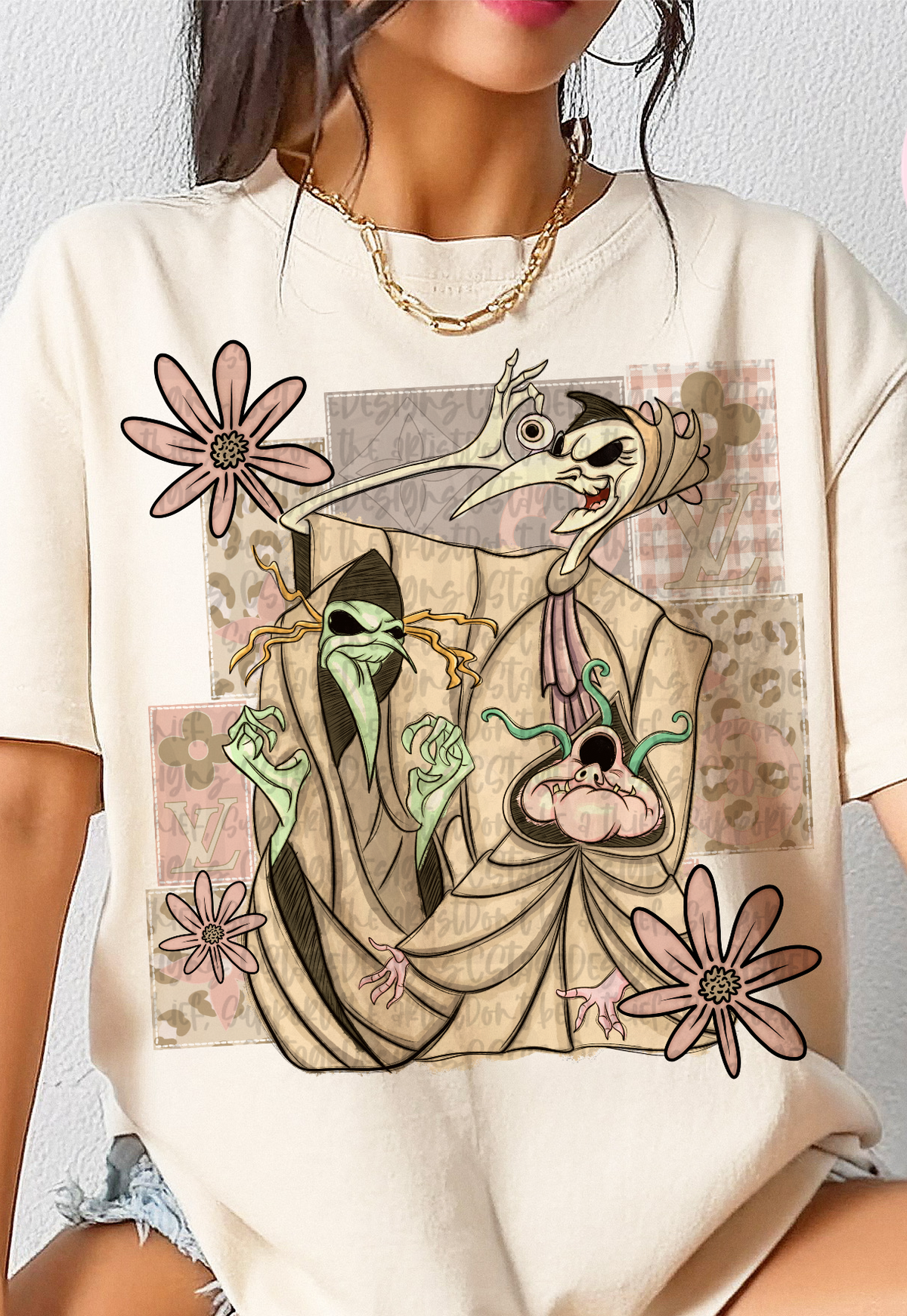 Nightmare floral frame (Cstage) DTF Transfer