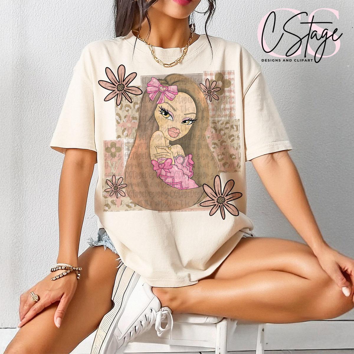 Brunette brat (Cstage) DTF Transfer