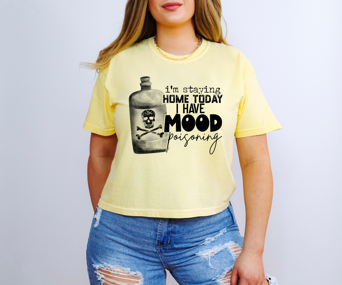 I'm Staying Home Today I Have Mood Poisoning 116467 DTF Transfer