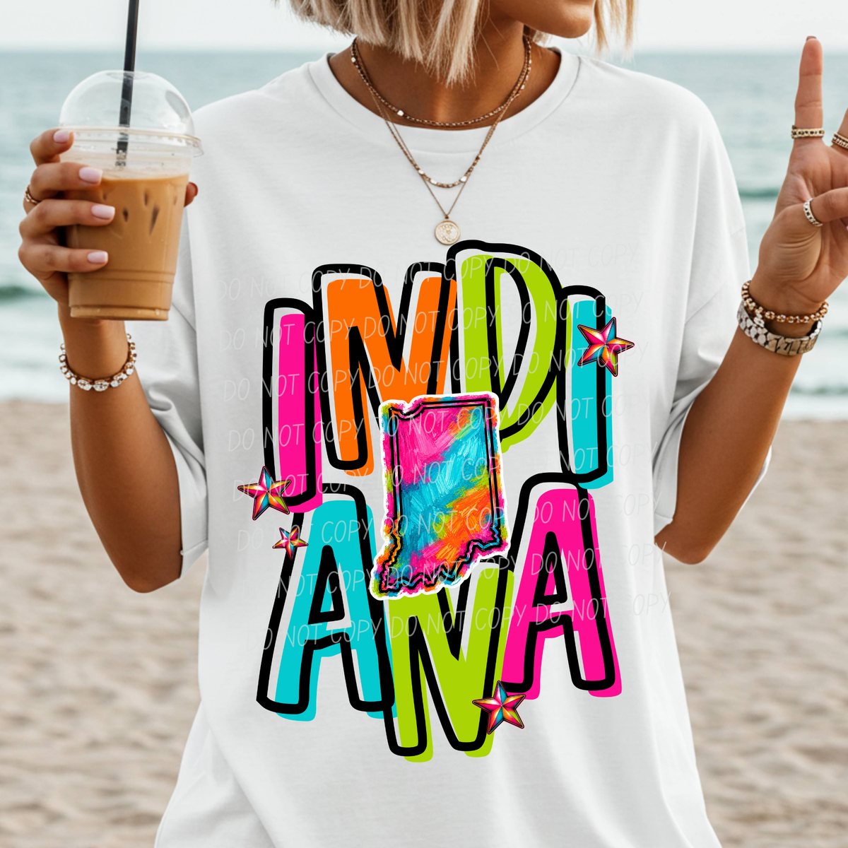 Indiana neon (City) DTF Transfer