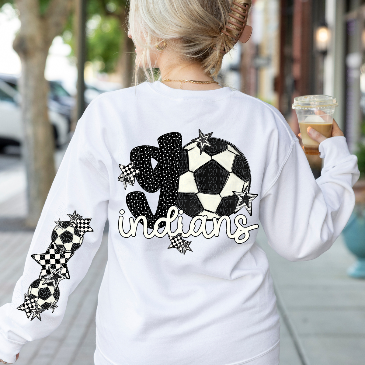 indians soccer black and white (city)