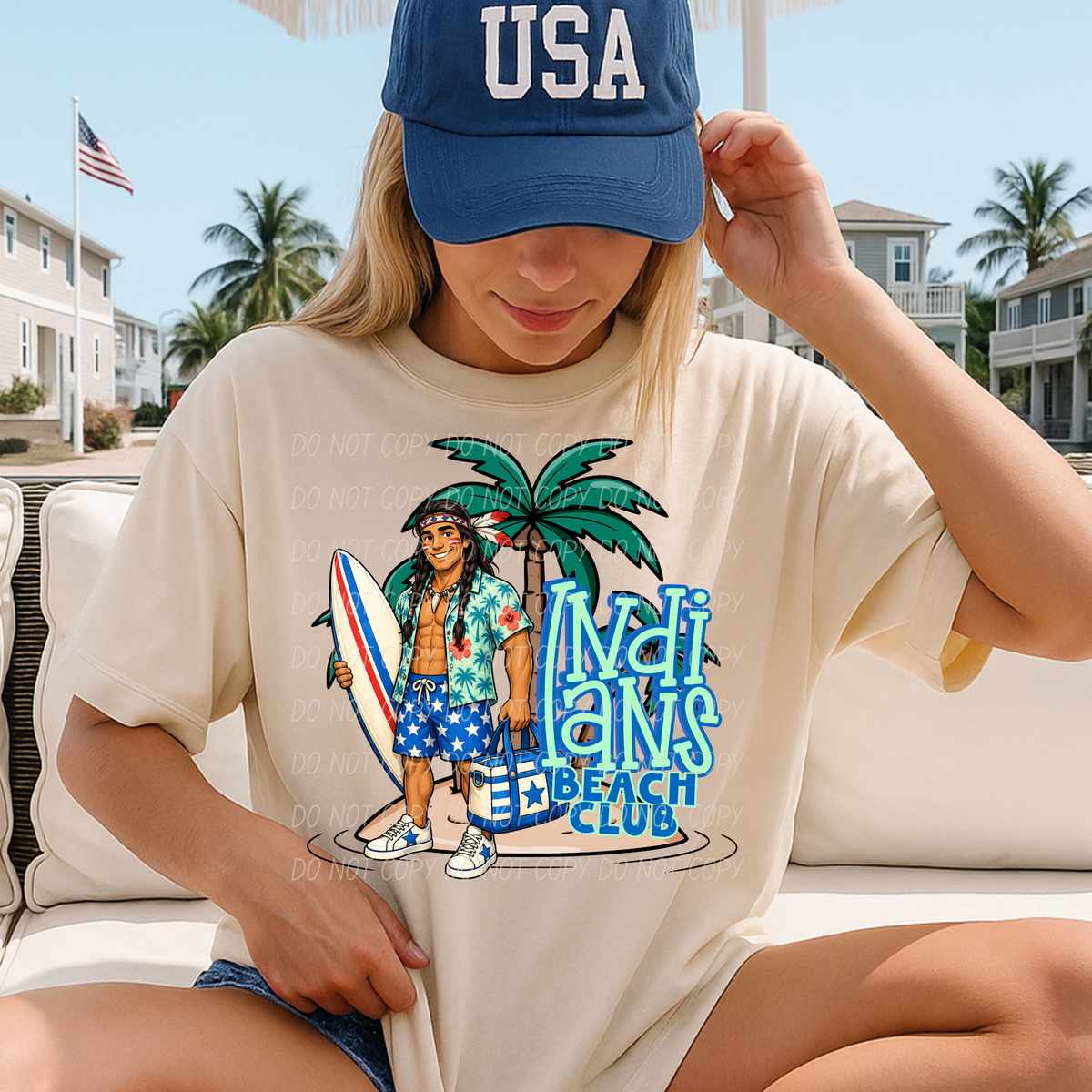 Indians beach club (City) DTF transfer