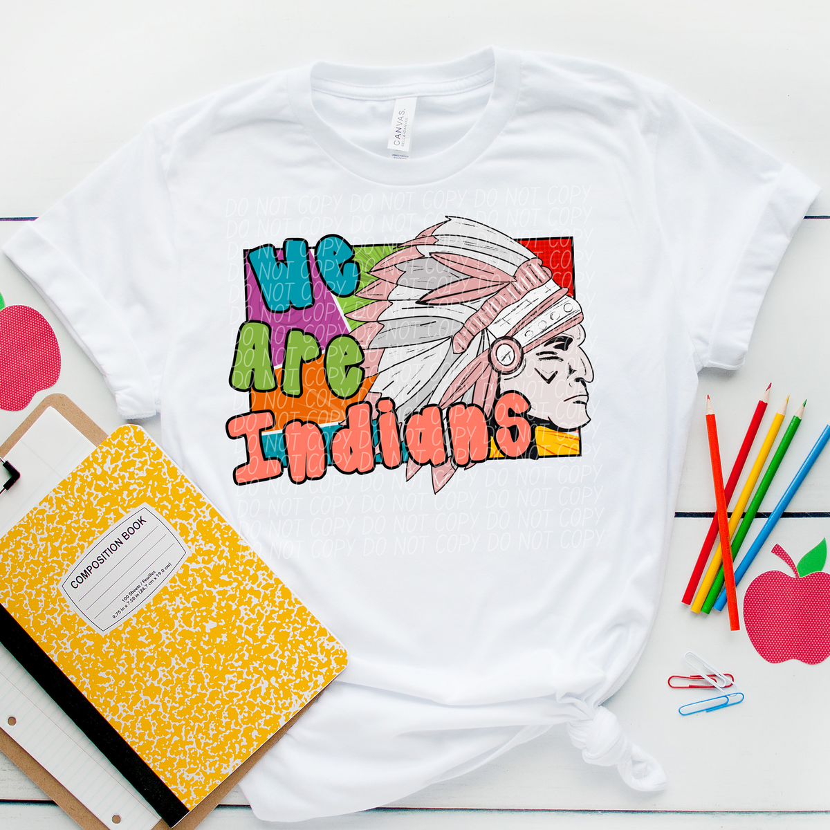 We are indians retro (City) 109687 DTF transfer