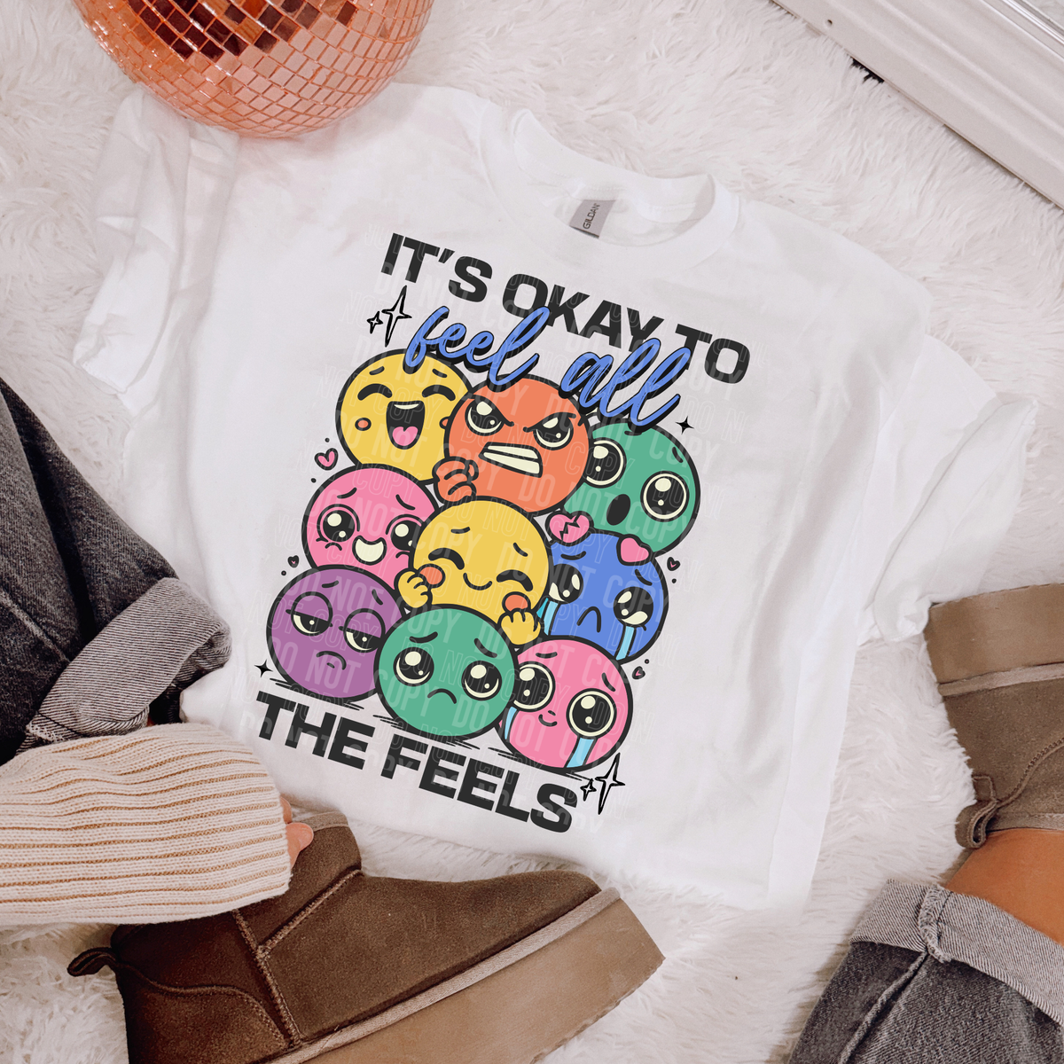 It's okay to feel all the feels (SBB) DTF Transfer