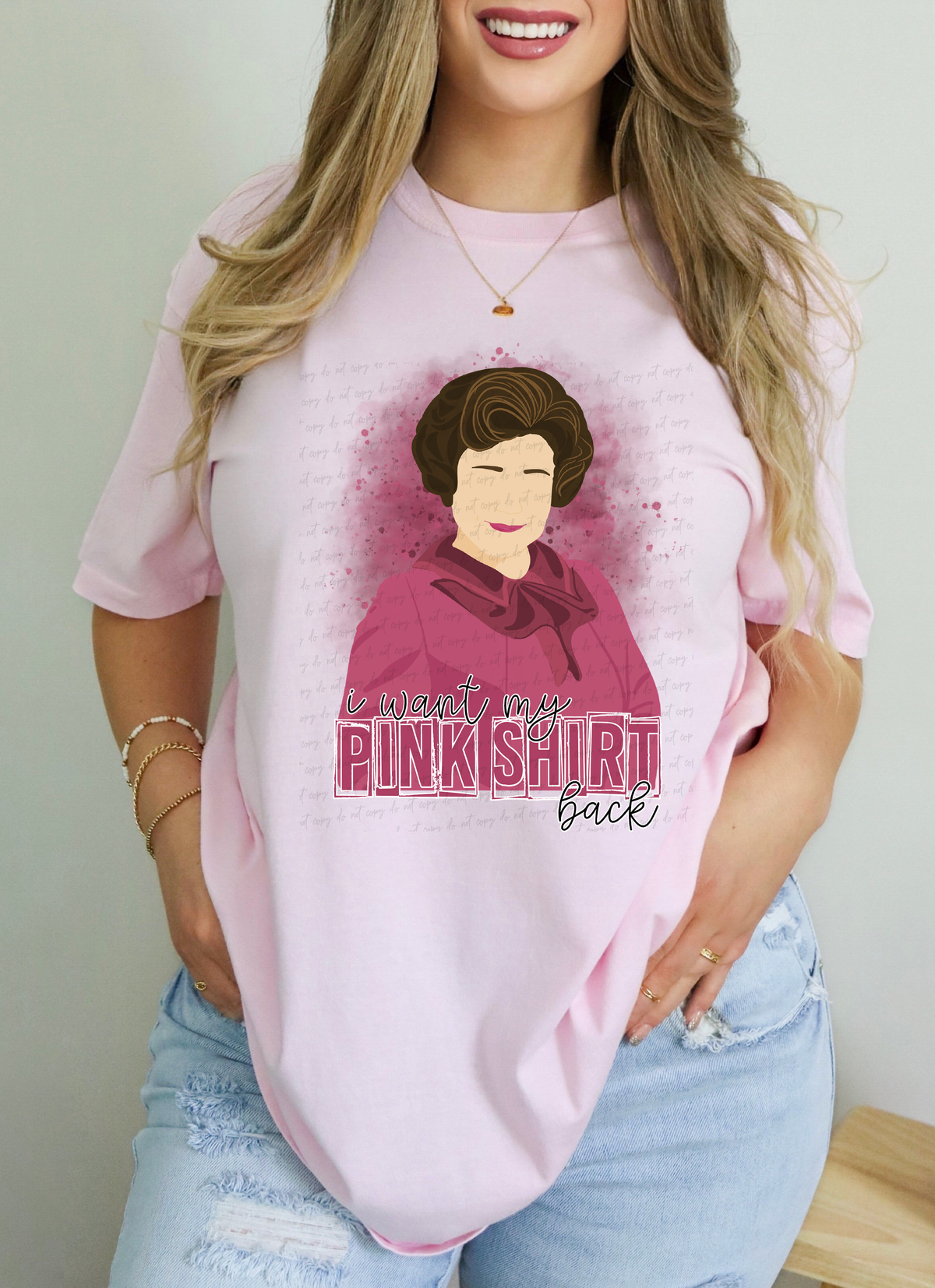 I Want My Pink Shirt Back DU 115259 DTF transfer