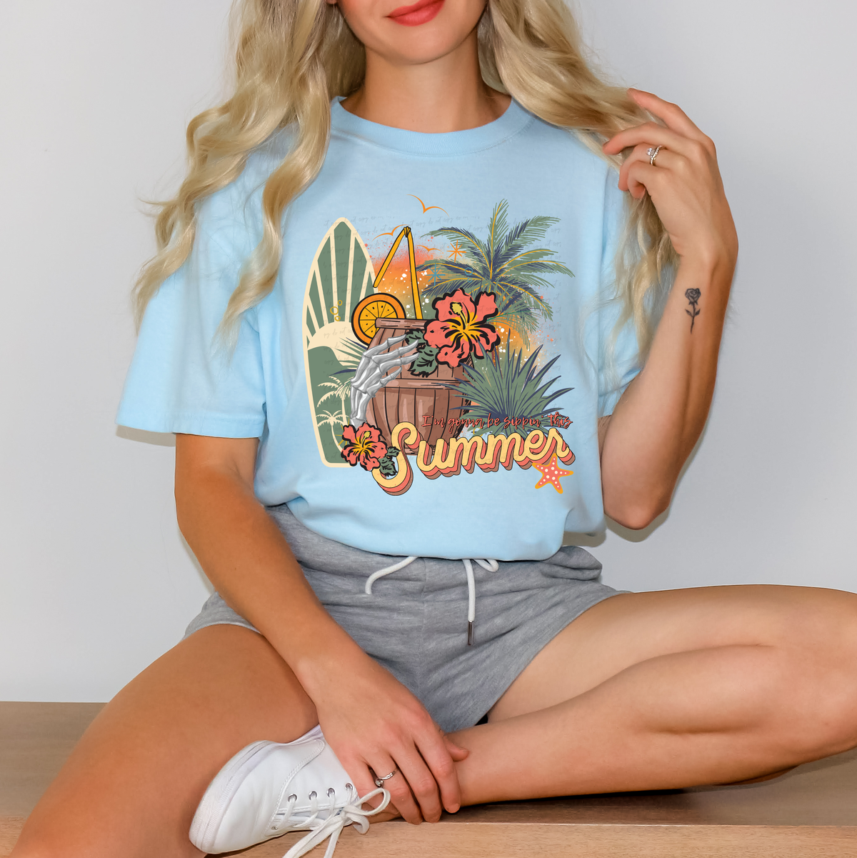 I'm Gonna Be Sippin' This Summer 111472 DTF transfer