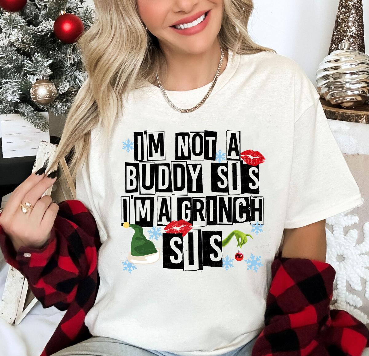 I'm Not A Buddy Sis I'm A Green Guy Sis 115034 DTF transfer