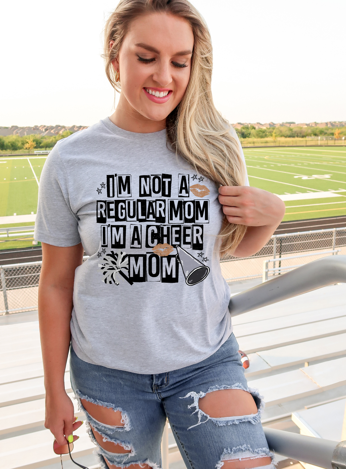 I'm Not A Regular Mom I'm A Cheer Mom 114833 DTF transfer