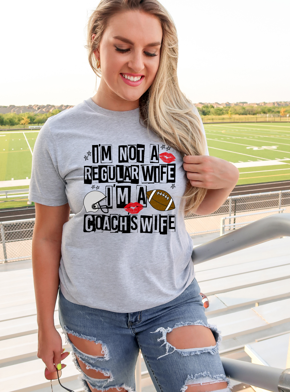 I'm Not A Regular Wife I'm A Coach's Wife 114835 DTF transfer