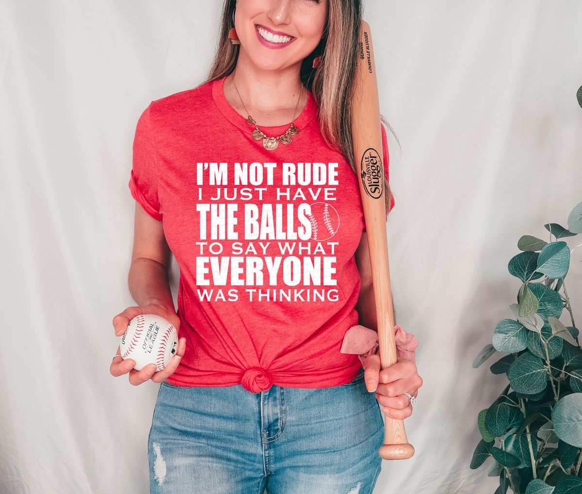 I'm Not Rude I Just Have The Balls To Say What Everyone Was Thinking WHITE 117709 DTF transfer