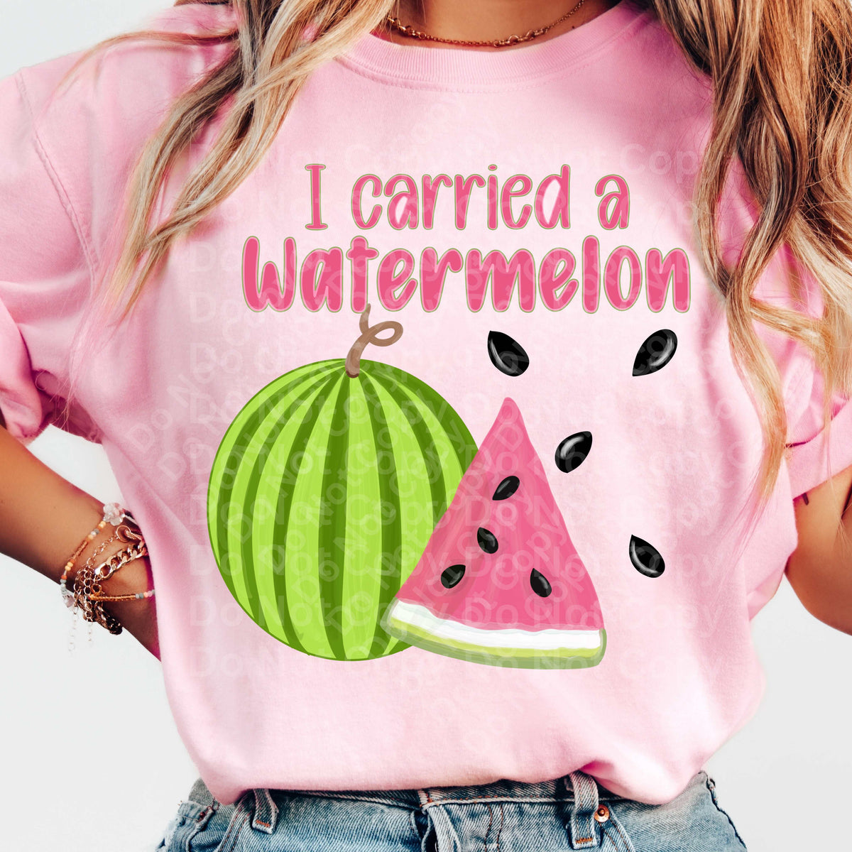 I carried a watermelon (Irene) DTF Transfer