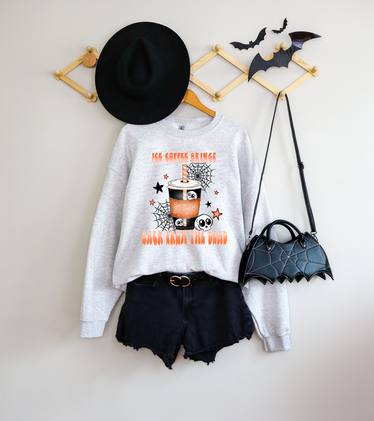 Ice Coffee Brings Back From The Dead 111360 DTF transfer