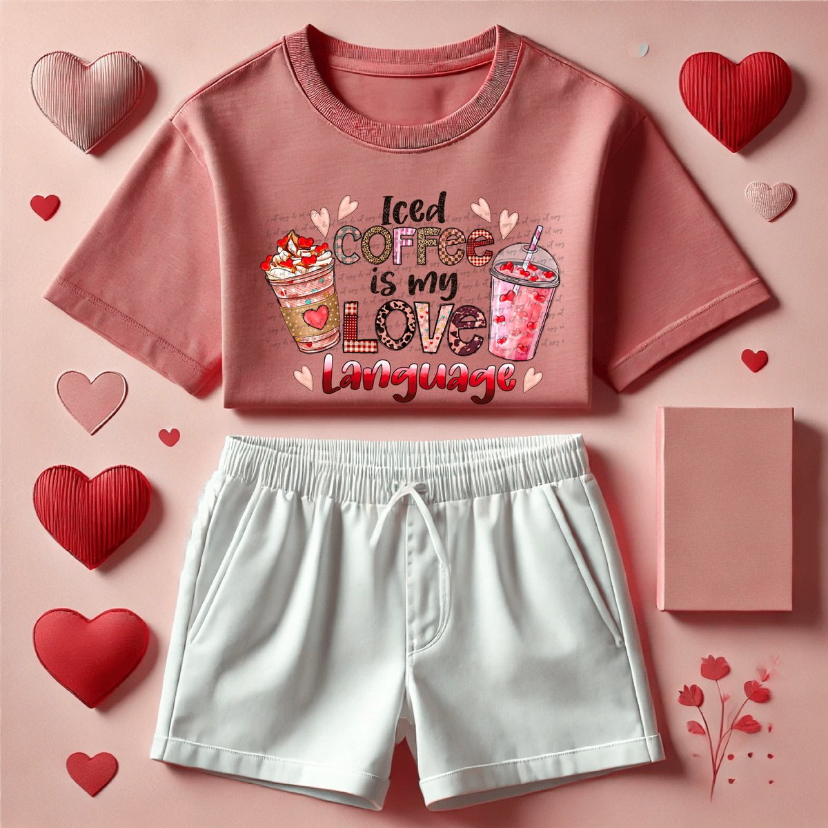 Iced Coffee Is My Love Language 71611 DTF Transfer