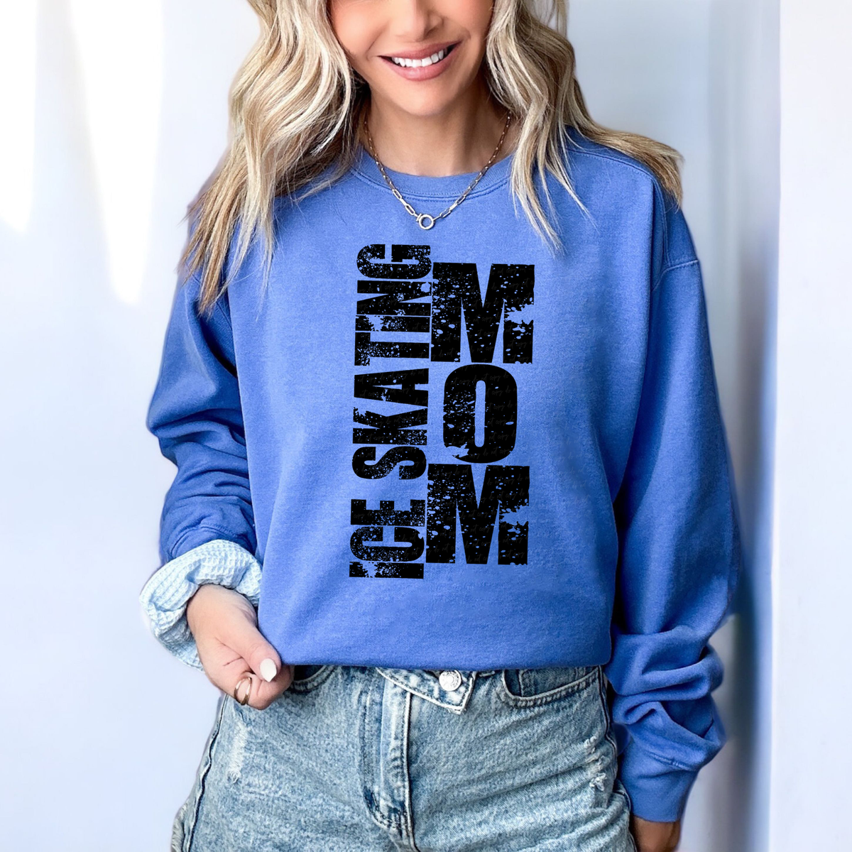 Ice Skating Mom 117733 DTF transfer