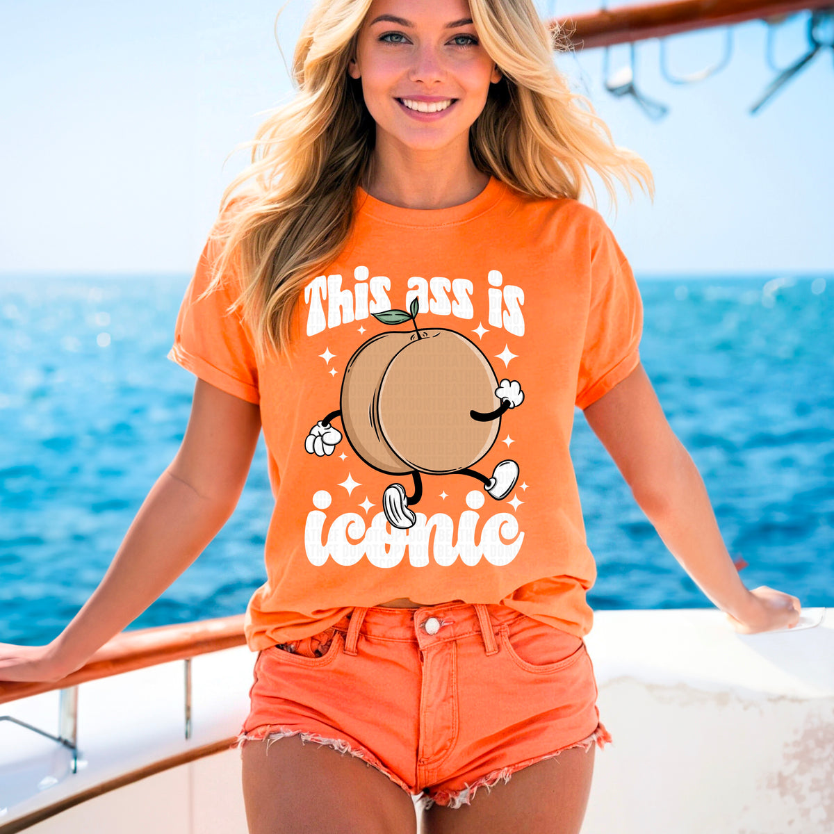 This Ass Is Iconic White Font 104354 DTF transfer