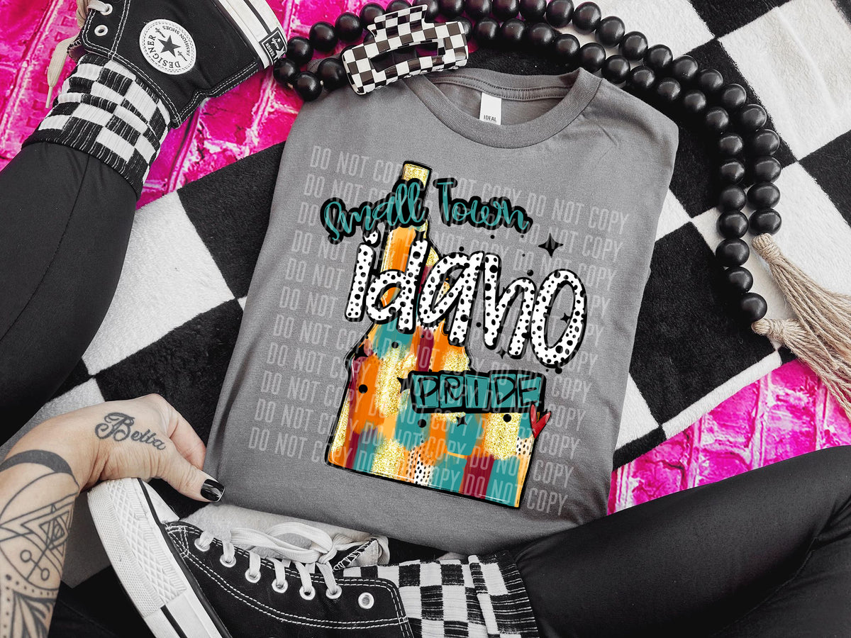 Idaho Small Town Pride Stone 63221 DTF transfer