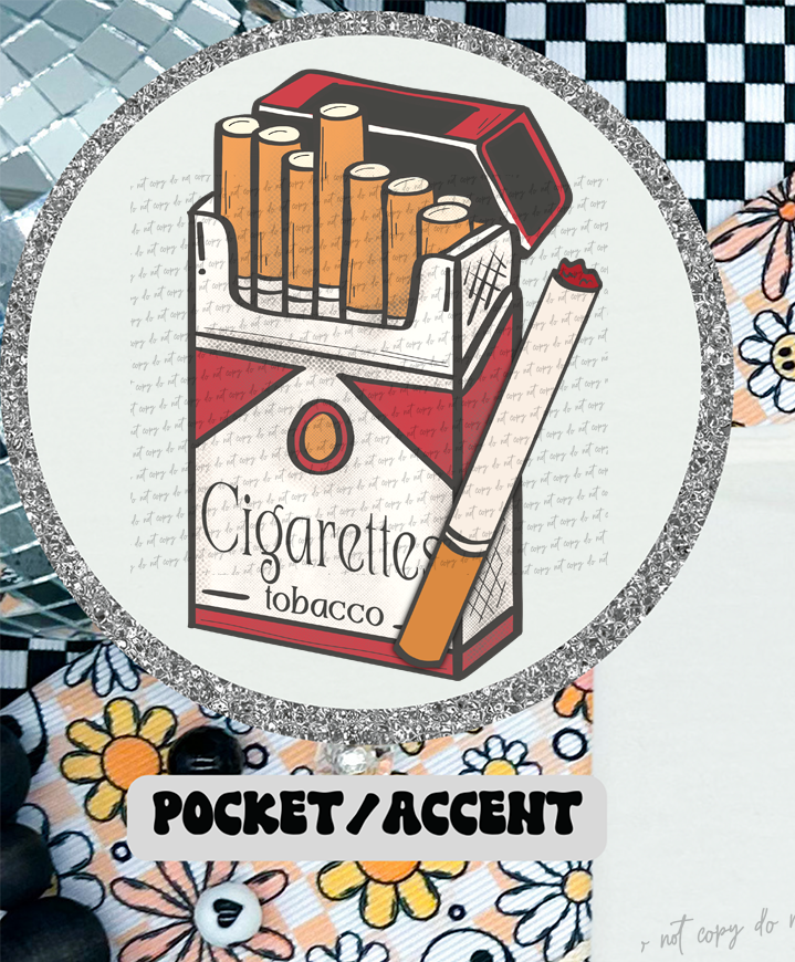 If You Cant Handle The Smoke Don't Start The Fire (Pocket Print) 86756 DTF Transfer