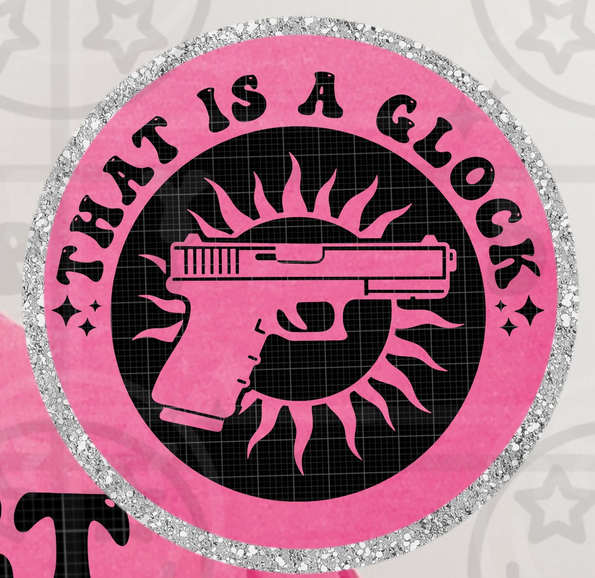 That is a glock (HW) DTF Transfer