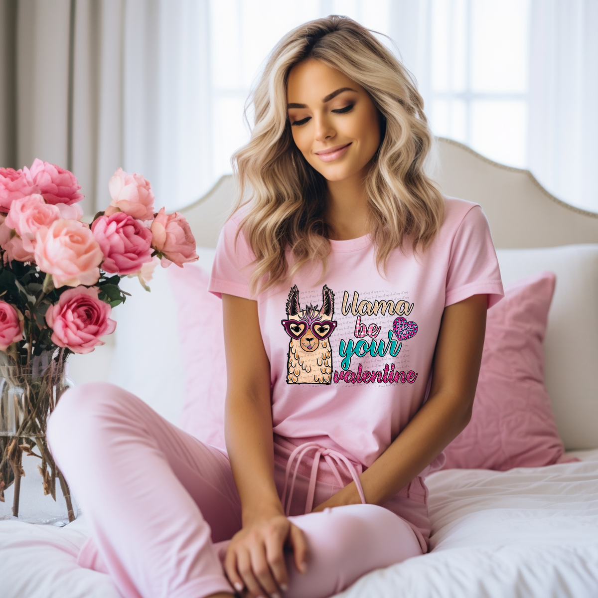 Ilama Be Your Valentine 71513 DTF transfer