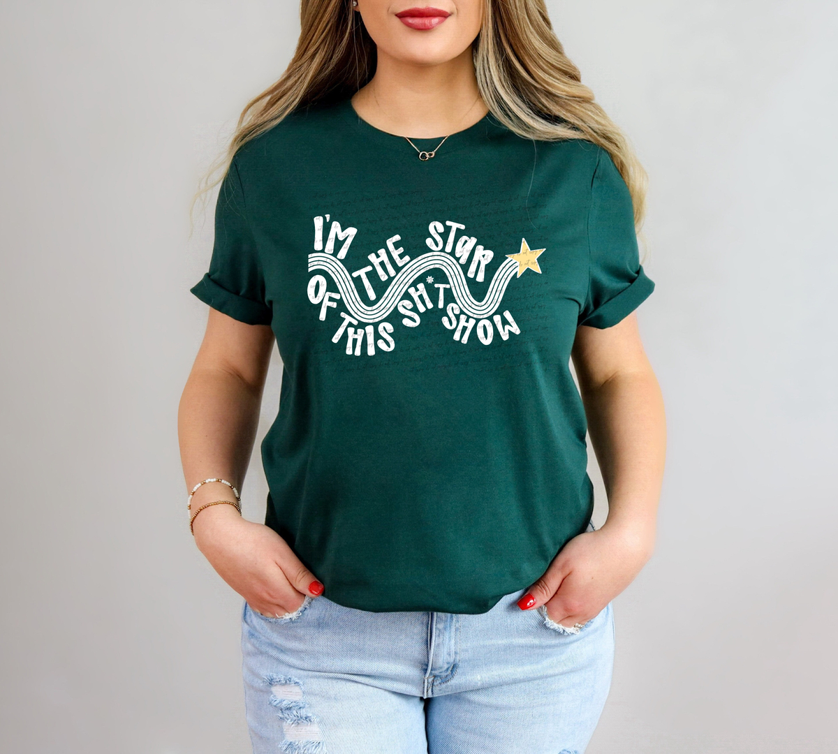 I'm The Star Of This Sh*t Show White 86697 DTF Transfer