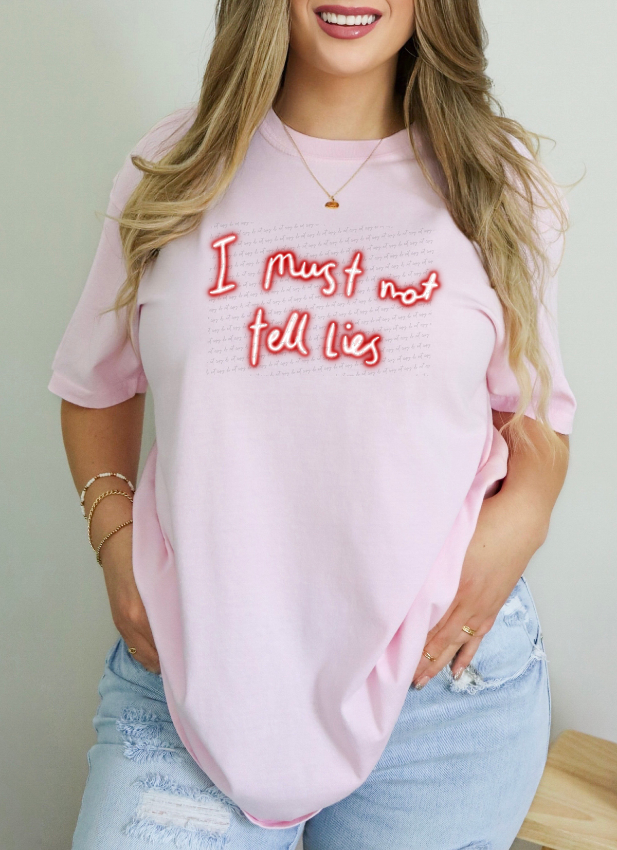 I must not tell lies 115205 DTF Transfer