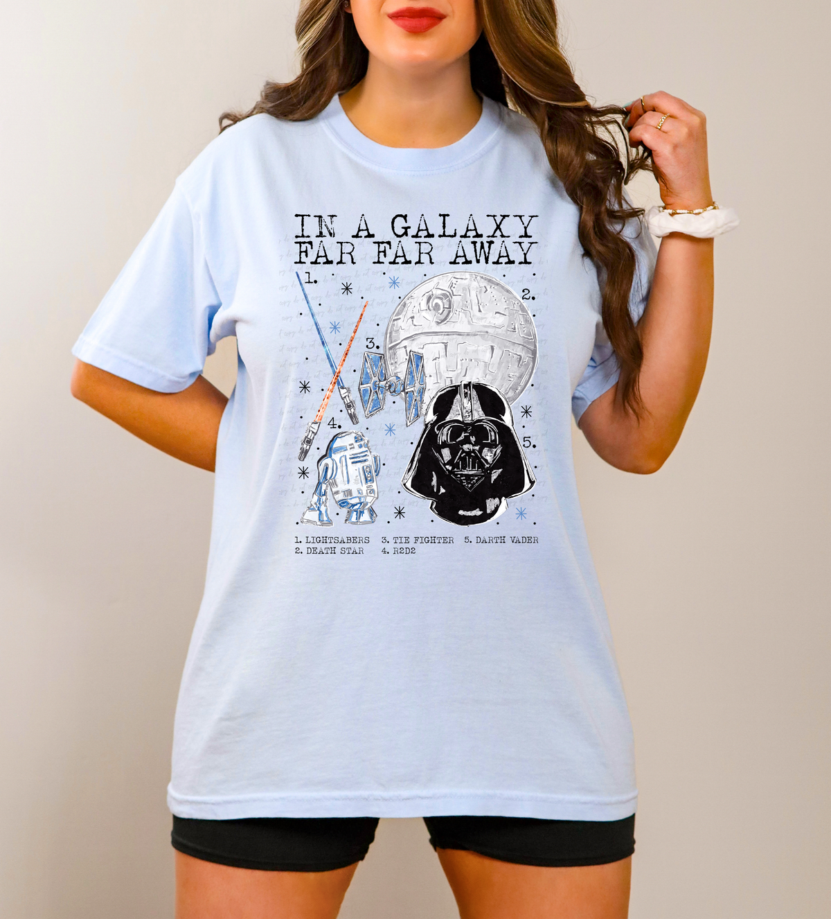 In A Galaxy Far Away Chart 115316 DTF transfer