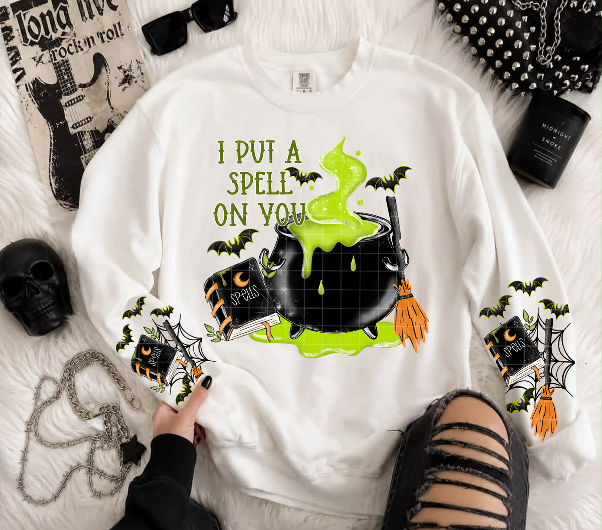 I put a spell on you bats (Linda) DTF Transfer