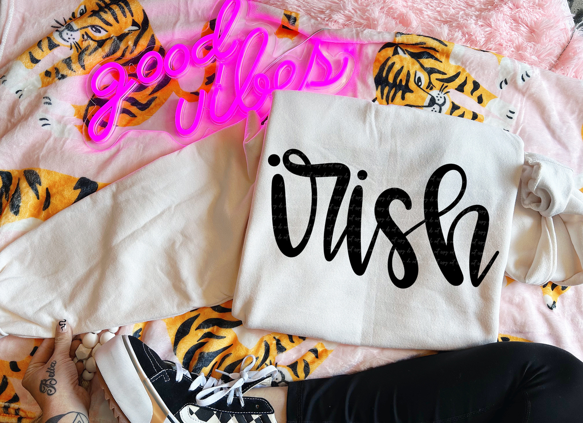 Irish Hand Lettered 54079 DTF transfer