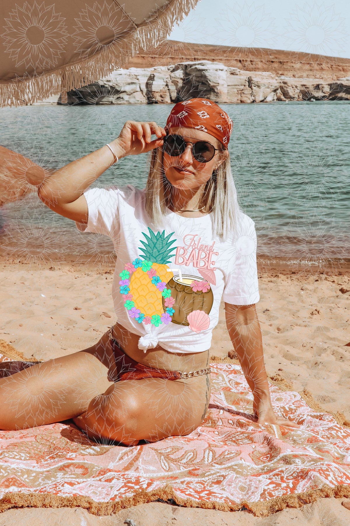Island babe coconut (Wild Sunflower) DTF Transfer
