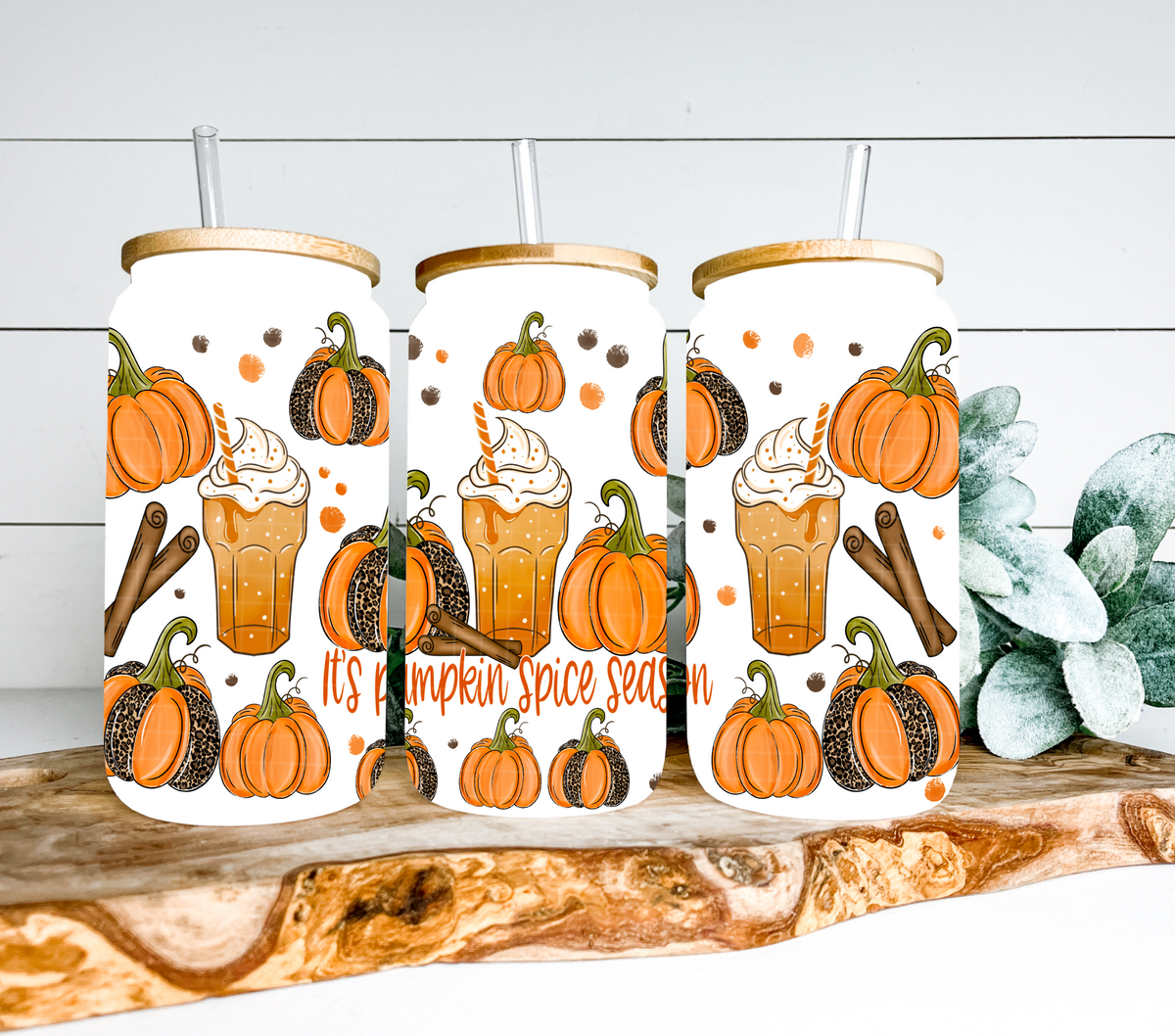 It's pumpkin spice season (Linda) UV DTF WRAP