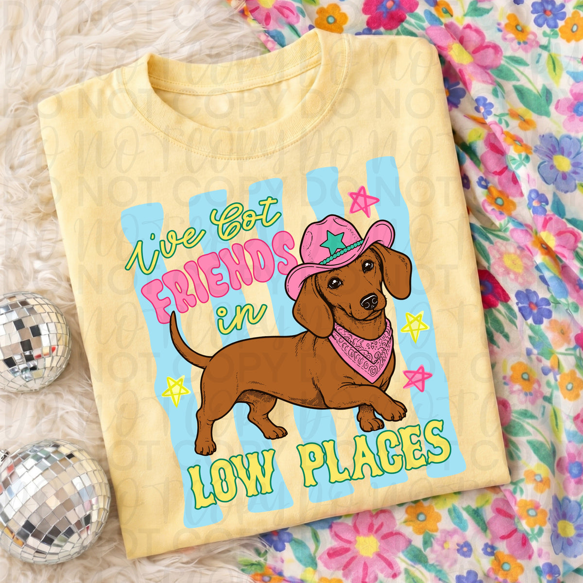 I've got friends in low friends dachshund (UAC) DTF Transfer