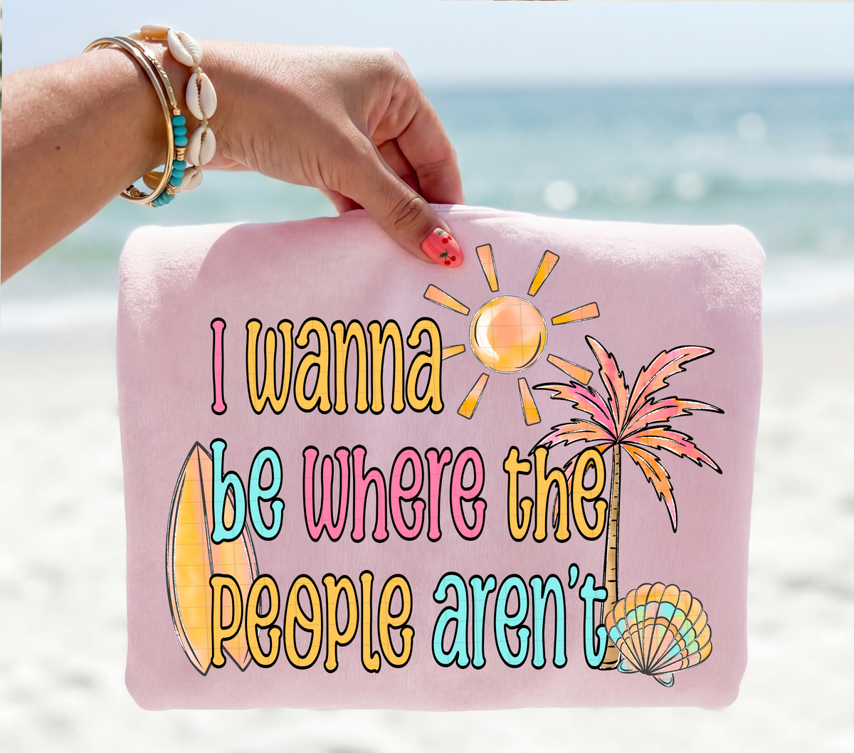 I wanna be where the people aren't (40e) DTF Transfer