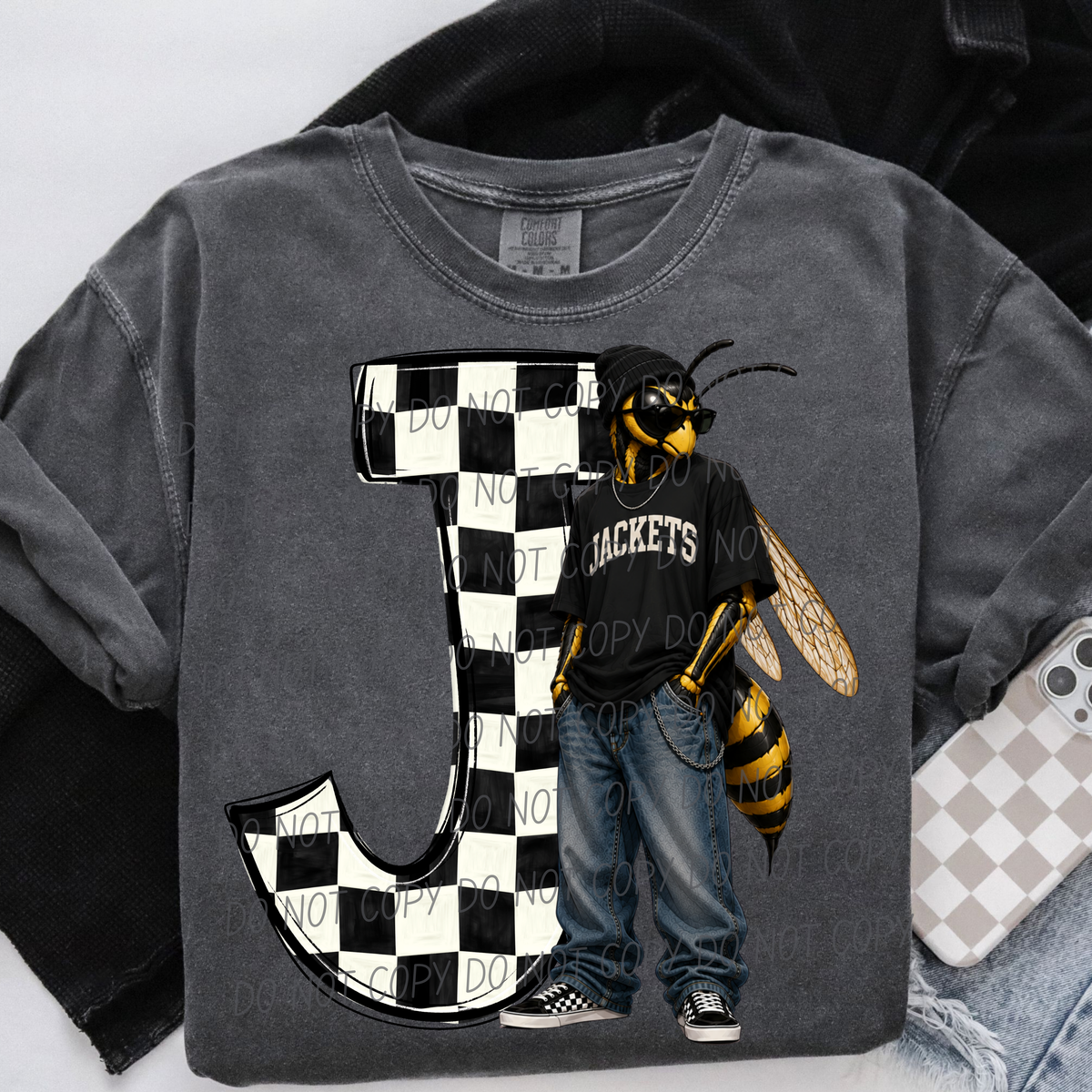 Jackets sideline sweatshirt mascots (City) DTF Transfer