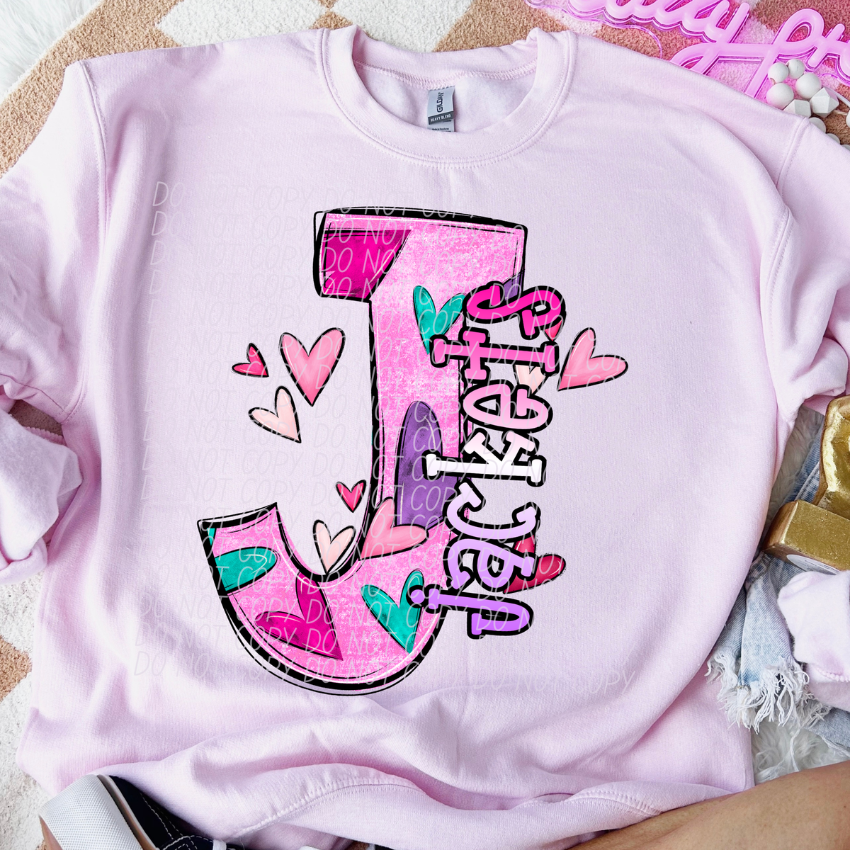 Jackets Valentine Mascot (City) DTF transfer