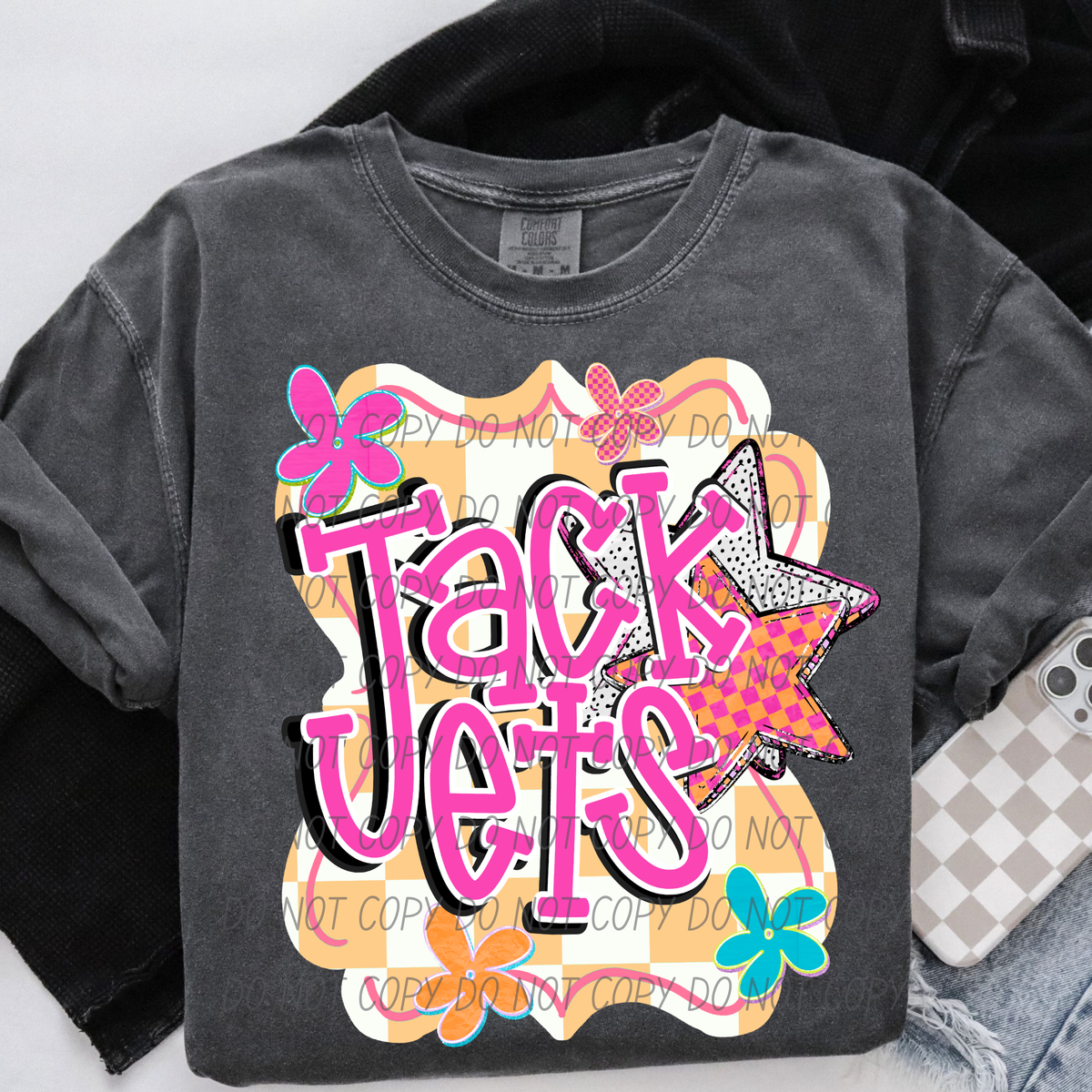 jackets petal power (city) DTF Transfer