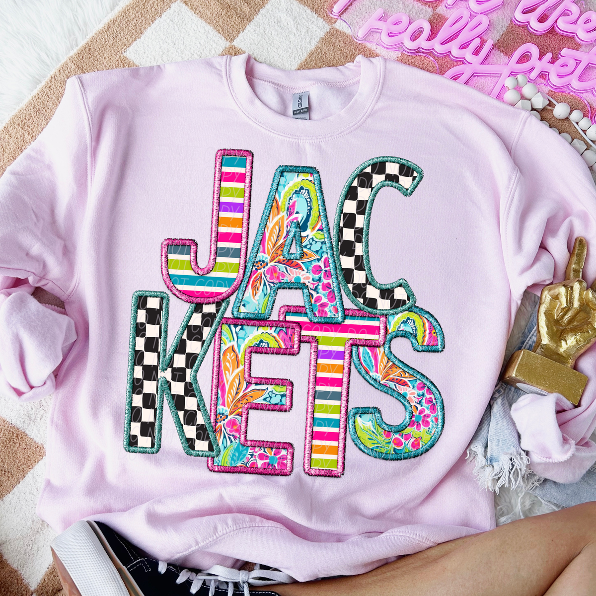 JACKETS bright patterns (CITY) DTF transfer