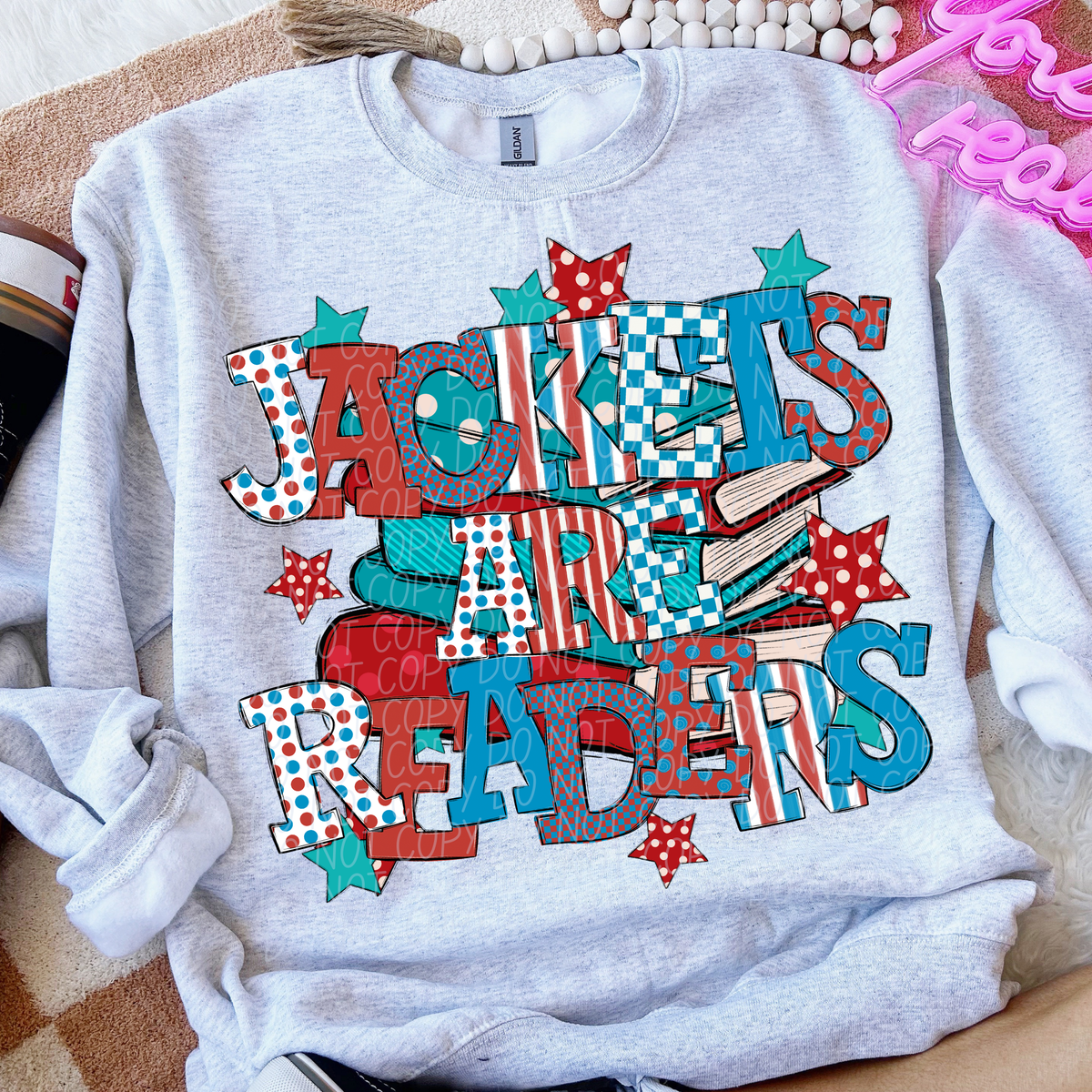 Jackets are readers (City) DTF transfer