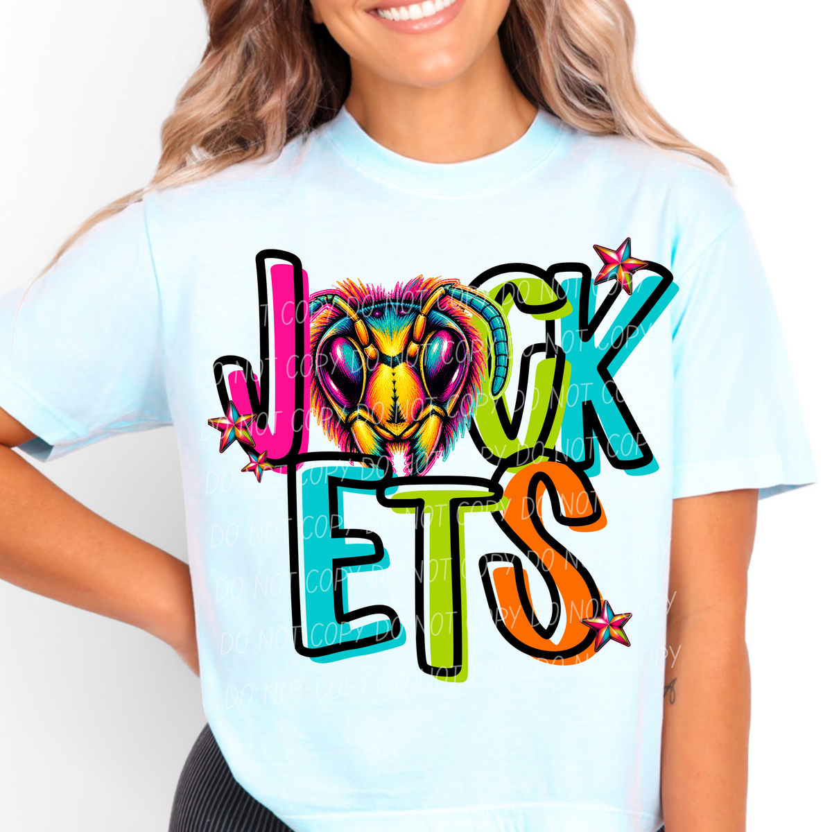 jackets rainbow stacked with head (city) DTF Transfer
