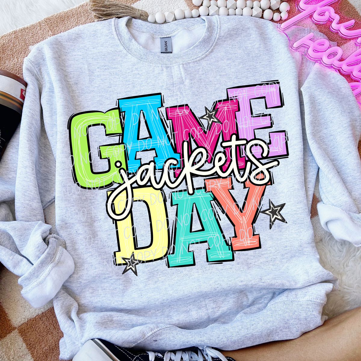 Jackets-Preppy Game Day (City) DTF Transfer