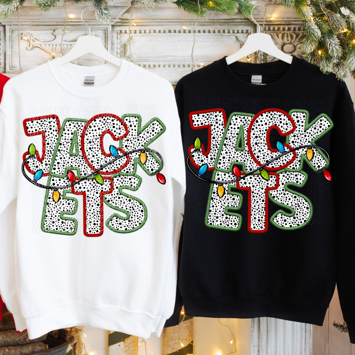 Jackets Christmas Light Mascots (City) DTF Transfer