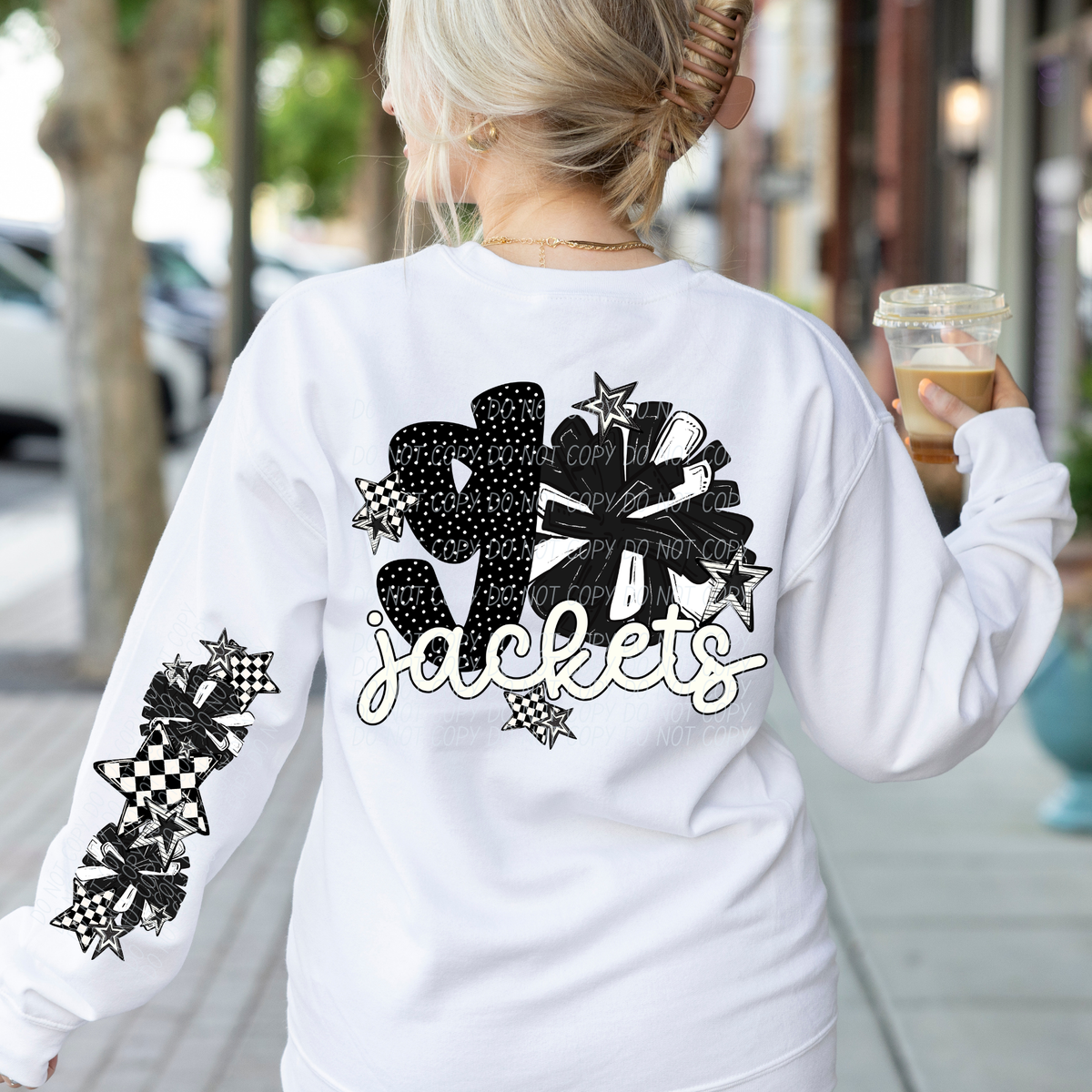 jackets cheer black and white (city)