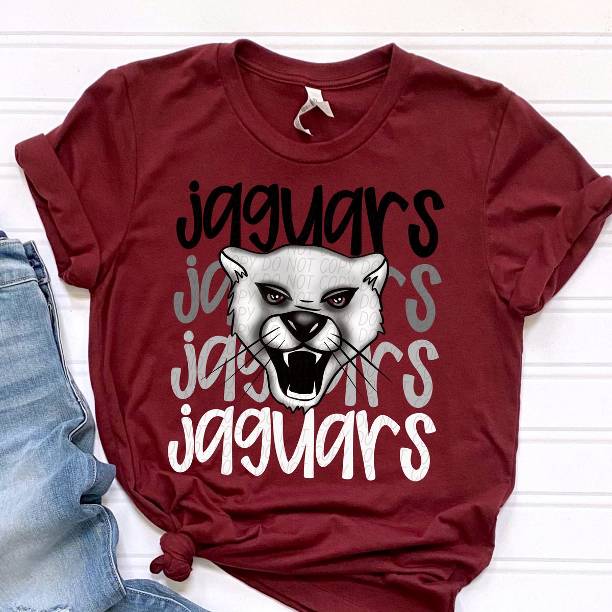 Jaguars Word Stacked (CITY) 57451 DTF transfer