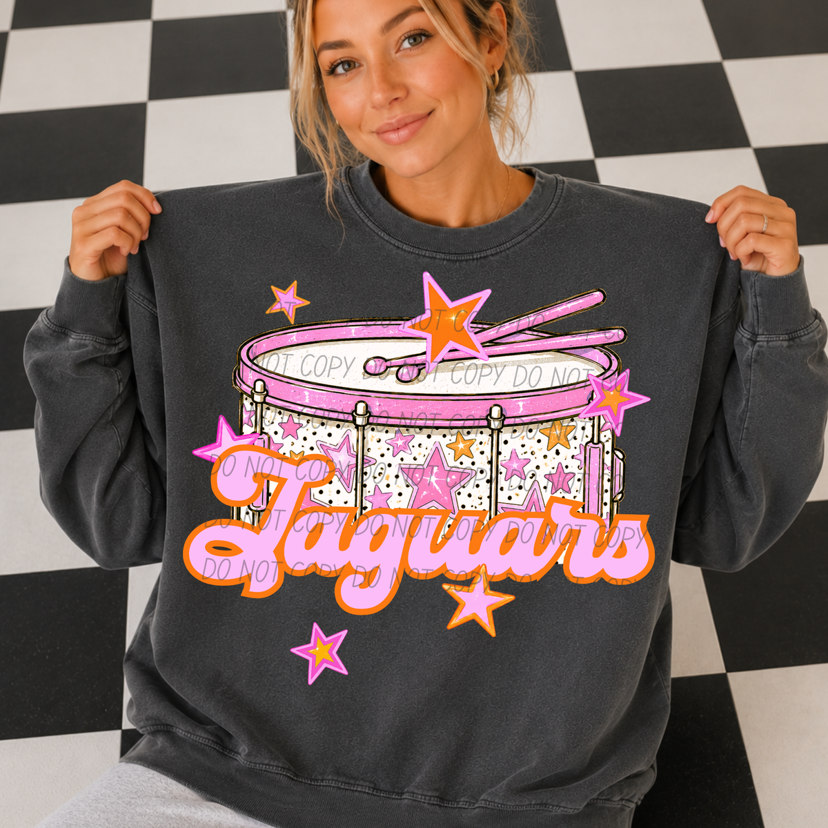 jaguars pink band (city) DTF transfer
